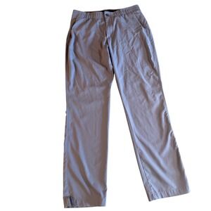 Under Armour Mens Gray Performance Golf Chino Flat Front Pants Size 34x32